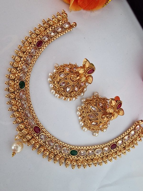 Copper kundan K08