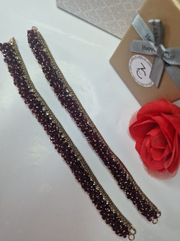 Anklets Ak02 Maroon - Image 2