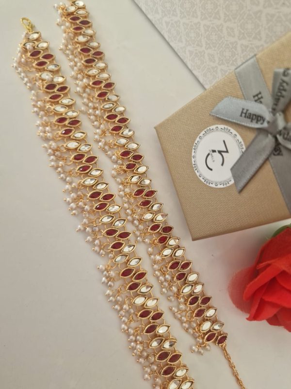 Anklets Ak08  Red
